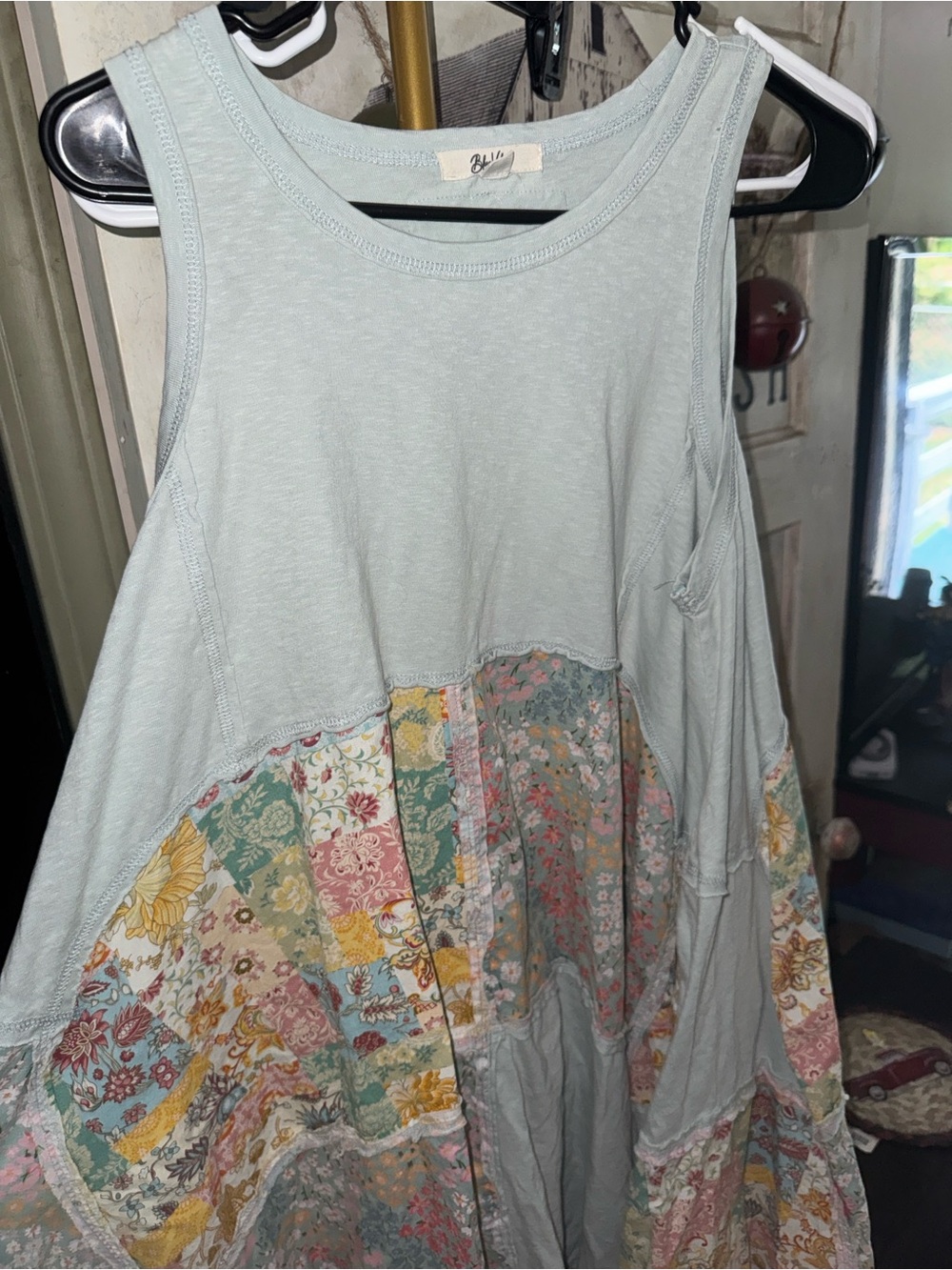 BlueVelvet patchwork dress - Picture 5 of 7